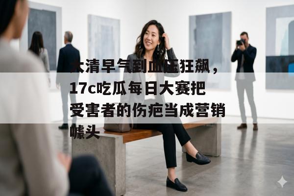大清早气到血压狂飙，17c吃瓜每日大赛把受害者的伤疤当成营销噱头